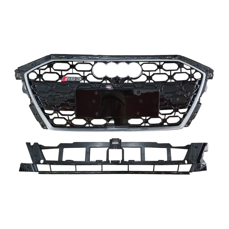 2020-2024 For Audi A3 S3 8Y S line RS3 Style Honeycomb Grille