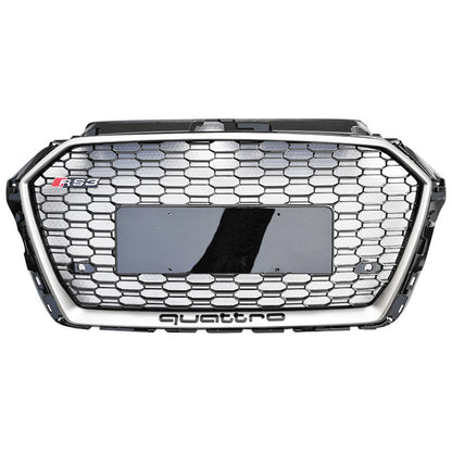 2017-2019 For Audi A3 S3 8V.5 RS3 Style Honeycomb Grille