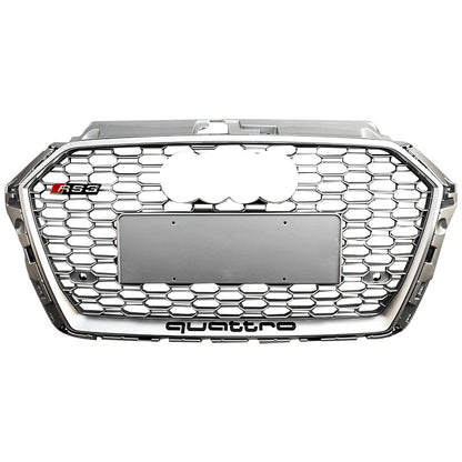 2017-2019 For Audi A3 S3 8V.5 RS3 Style Honeycomb Grille