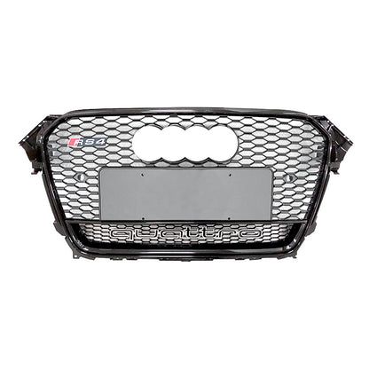 2013-2016 For Audi A4 S4 B8.5 RS4 Style Honeycomb Grille With Lower Mesh