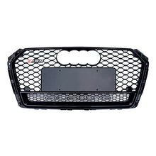 2017-2019 For Audi A4 S4 B9 RS4 Honeycomb Front Grille With Lower Mesh Quattro
