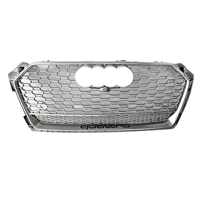 2017-2019 For Audi A5 S5 B9 RS5 Style Honeycomb Grille With Lower Mesh