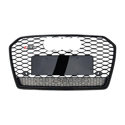 2016-2018 For Audi A6 S6 C7.5 RS6 Honeycomb Grille With Lower Mesh