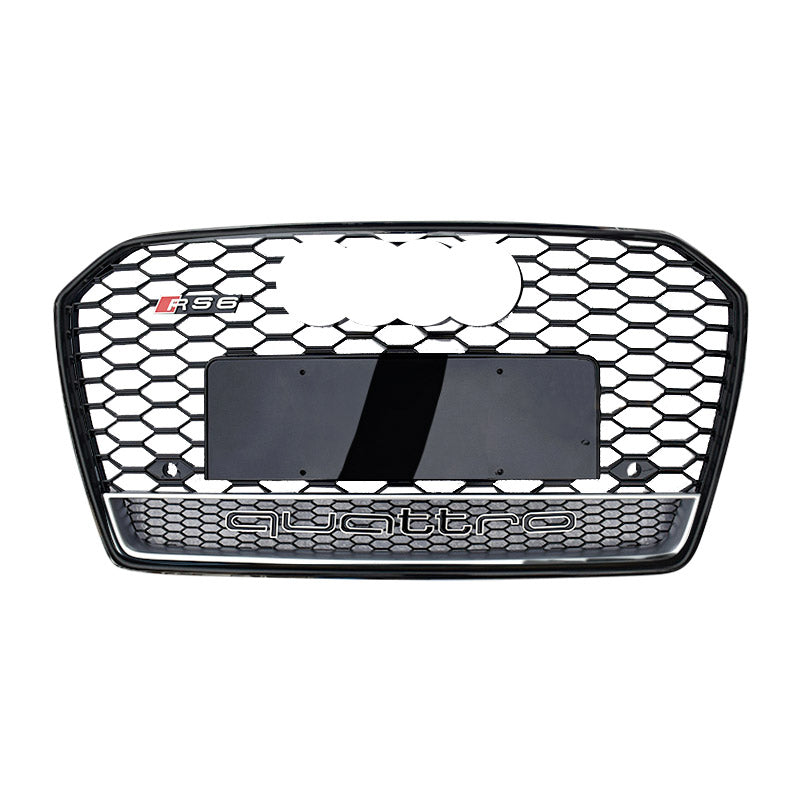 2016-2018 For Audi A6 S6 C7.5 RS6 Honeycomb Grille With Lower Mesh