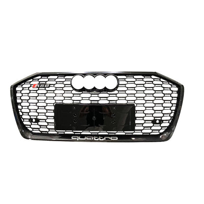 2019-2025 For Audi A6 S6 C8 C8.5 RS6 Honeycomb Grille