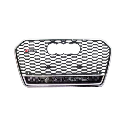 2016-2018 For Audi A6 S6 C7.5 RS6 Honeycomb Grille With Lower Mesh