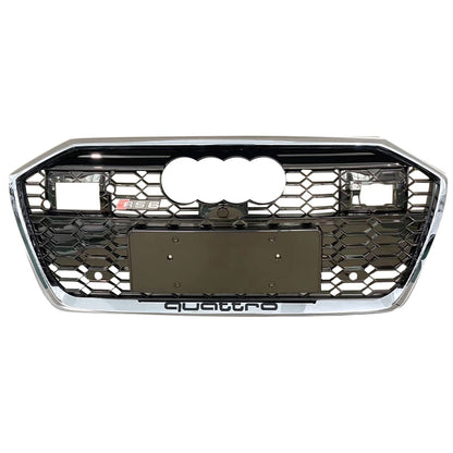 2019-2025 For Audi A6 S6 C8 C8.5 RS6 Honeycomb Grille