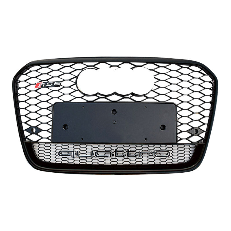 2012-2015 For Audi A6 S6 C7 RS6 Honeycomb Grille With Lower Mesh