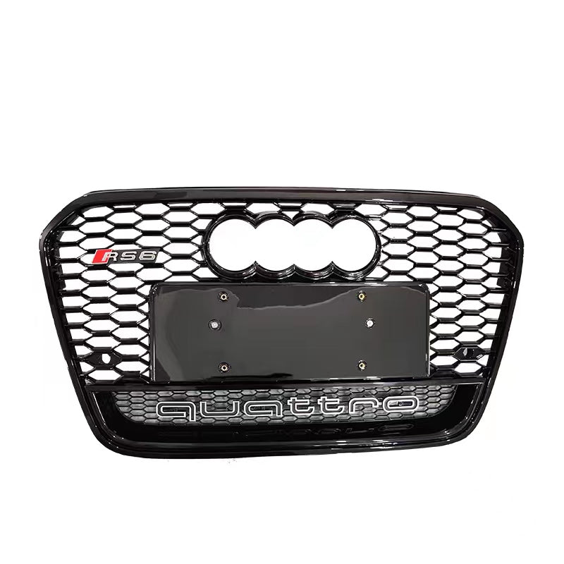 2012-2015 For Audi A6 S6 C7 RS6 Honeycomb Grille With Lower Mesh