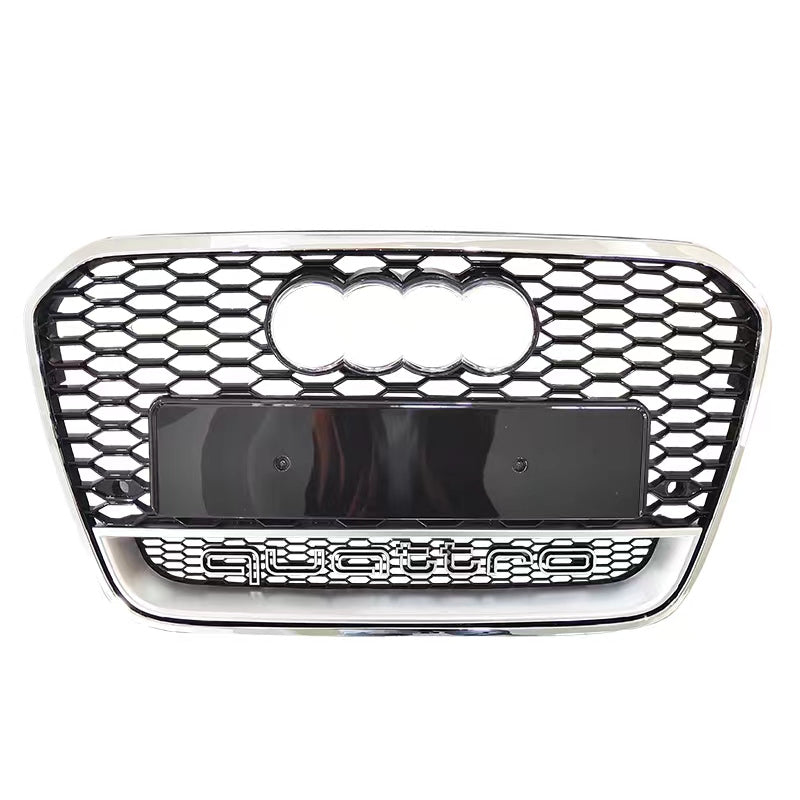 2012-2015 For Audi A6 S6 C7 RS6 Honeycomb Grille With Lower Mesh