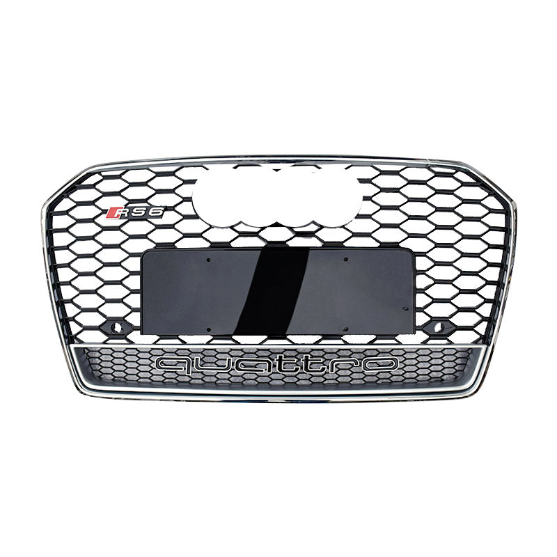 2016-2018 For Audi A6 S6 C7.5 RS6 Honeycomb Grille With Lower Mesh