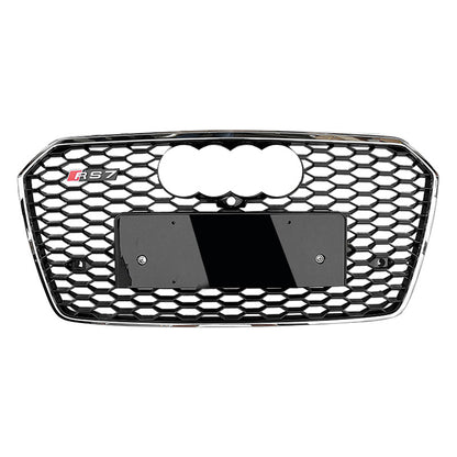 2016-2018 For Audi A7 S7 C7.5 RS7 Style Honeycomb Grille