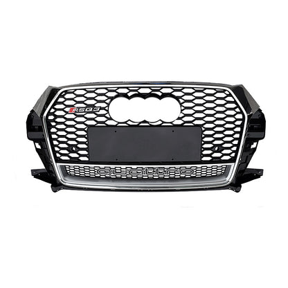 2016-2019 For Audi Q3 SQ3 8U.5 RSQ3 Style Honeycomb Grille With Lower Mesh