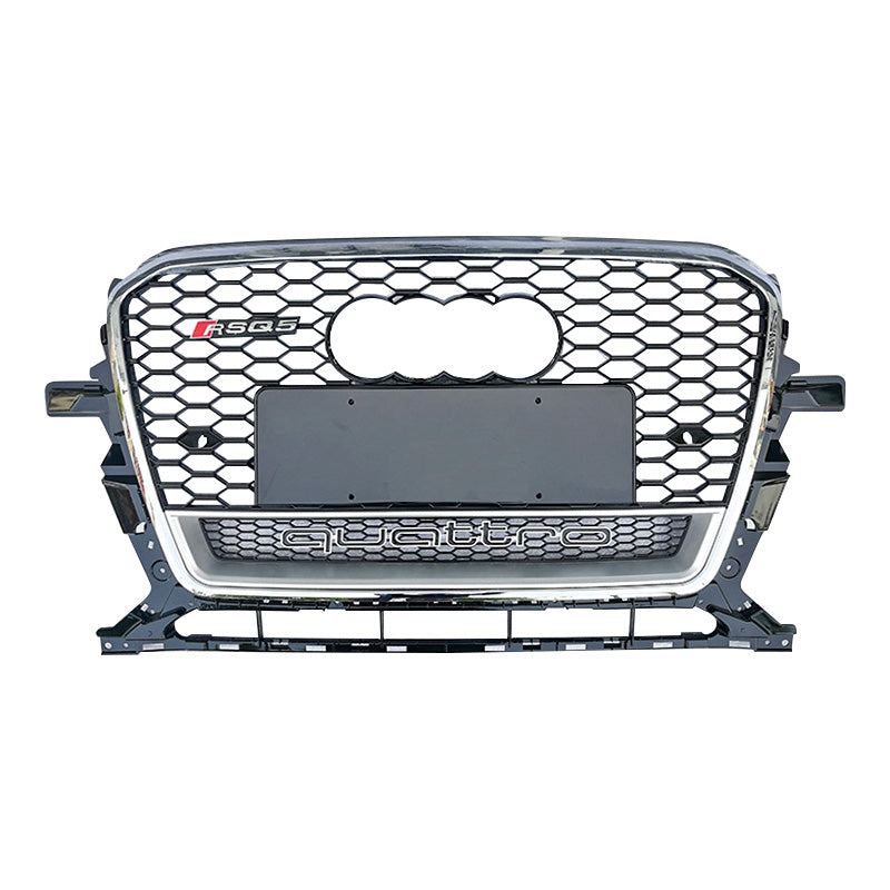 2013-2018 For Audi Q5 SQ5 8R.5/B8.5 RSQ5 Honeycomb Grille With Lower Mesh