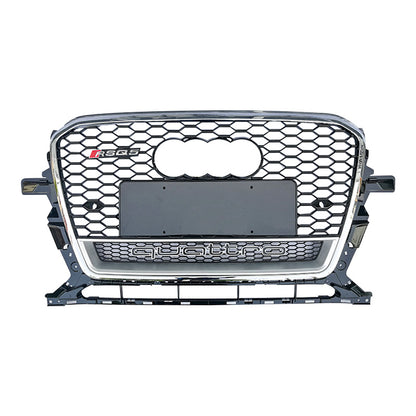 2013-2018 For Audi Q5 SQ5 8R.5/B8.5 RSQ5 Honeycomb Grille With Lower Mesh