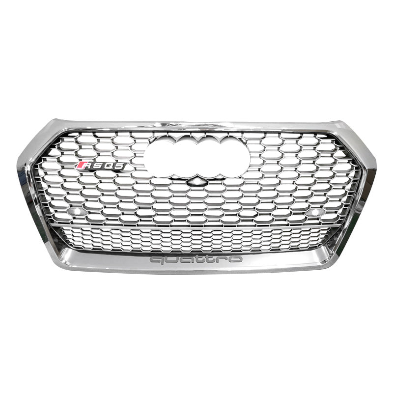 2019-2021 For Audi Q5 SQ5 B9 RSQ5 Honeycomb Grille With Lower Mesh
