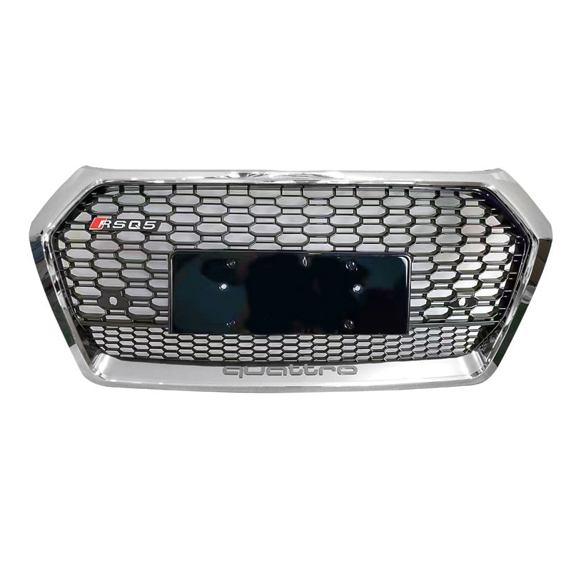 2019-2021 For Audi Q5 SQ5 B9 RSQ5 Honeycomb Grille With Lower Mesh