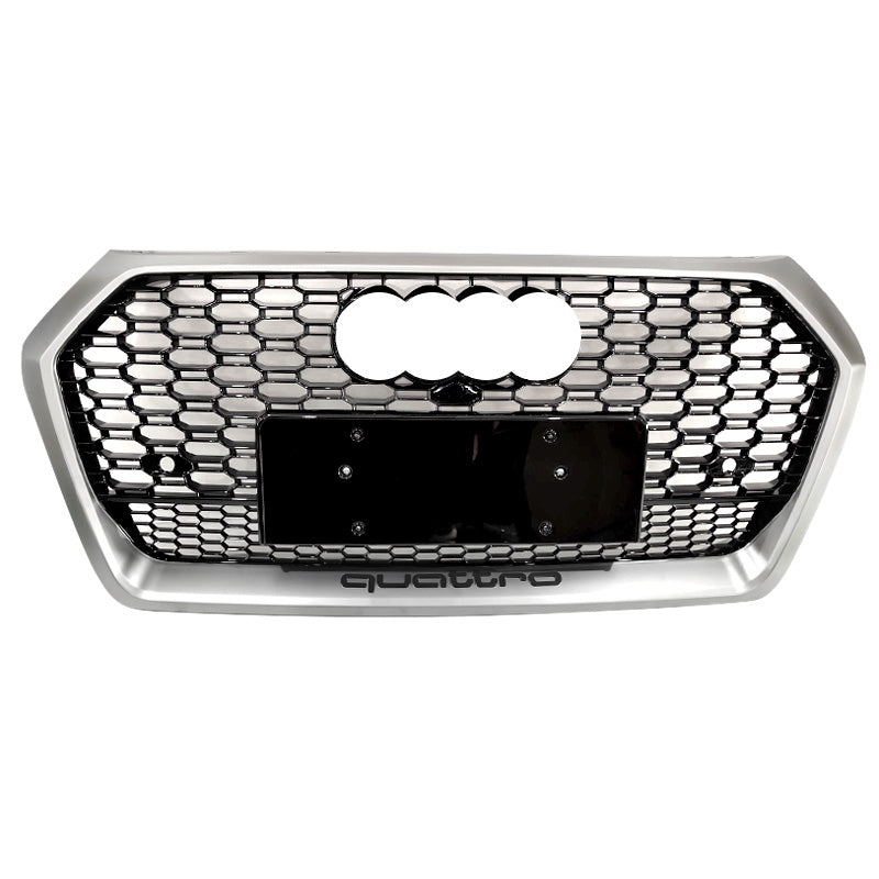2019-2021 For Audi Q5 SQ5 B9 RSQ5 Honeycomb Grille With Lower Mesh