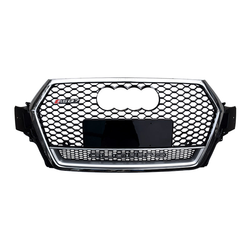 2016-2019 For Audi Q7 SQ7 4M RSQ7 Honeycomb Grille With Lower Mesh