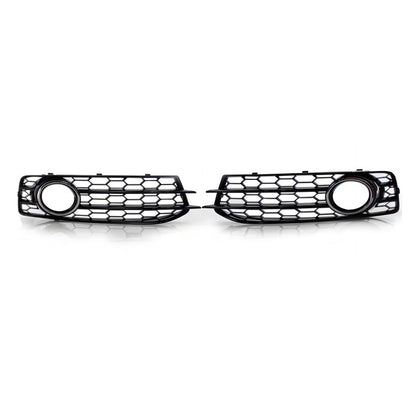 2008-2012 For Audi A3 S3 8P.5 8PA Front Bumper Down Grille Honeycomb Style Honeycomb Fog Light Grilles