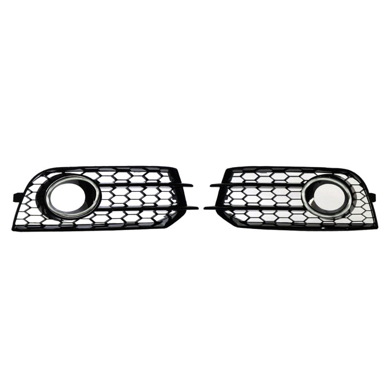 2011-2015 For Audi A1 S1 8X Front Bumper Down Grille Honeycomb Style Honeycomb Fog Light Grilles
