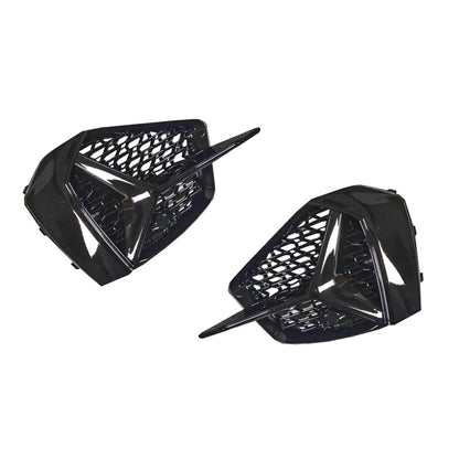 2020-2024 For Audi A3 S3 8Y Front Bumper Down Grille Honeycomb Style Fog Light Grilles