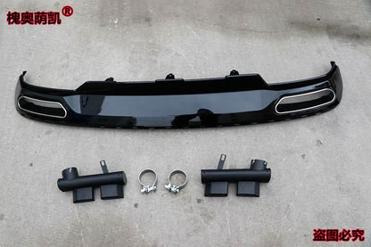 2012-2015 For Audi A6 S6 C7 Rear Diffuser With Tailpipe